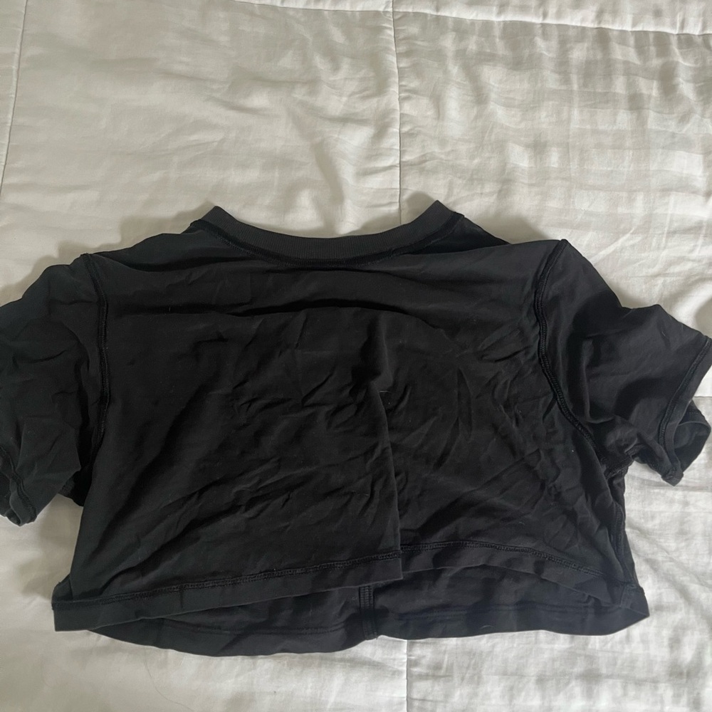 lululemon athletica Black Crop Top